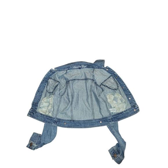 American Eagle Blue Denim‎ Button Up Sz XS Jacket Women - Picture 6 of 7